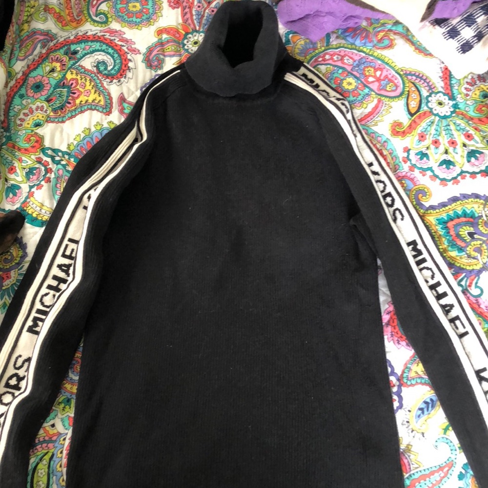 Black turtle neck